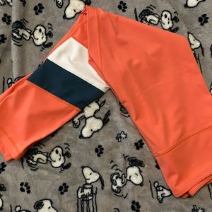 Zyia Active Light N Tight 7/8 Leggings size 14-16 tangerine orange